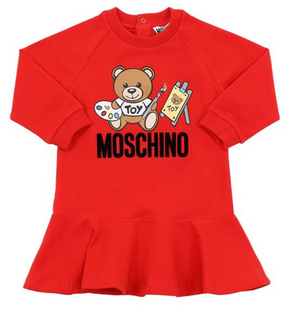 Red moschino dress for baby girl • Luisaviaroma