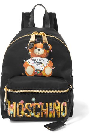 Moschino | Printed shell backpack | NET-A-PORTER.COM