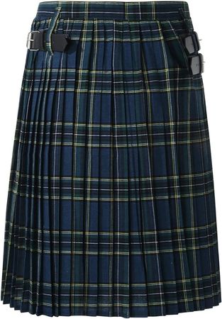 Amazon.com: Mens Fashion Casual Scottish Style Plaid Contrast Pocket Pleated Skirt Big (ZZC-Red, XXXL) : Clothing, Shoes & Jewelry