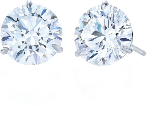 1.50ct tw Diamond & Platinum Stud Earrings