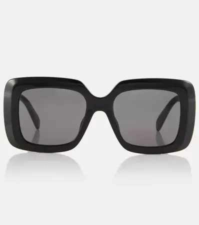 Bold 3 Dots Square Sunglasses in Black - Celine Eyewear | Mytheresa