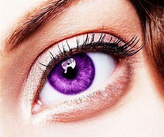 purple eyes -