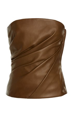 Molded Leather Bustier Top By Christopher Esber | Moda Operandi