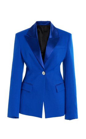 Blue Tuxedo Blazer By The Attico | Moda Operandi
