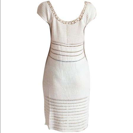 Crokini Swim - Crochet Dress In White