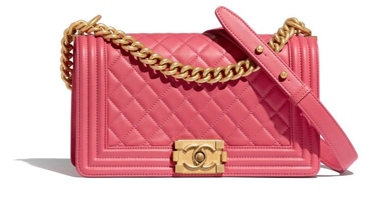 pink Chanel purse