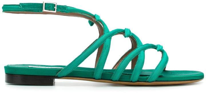 strappy side buckle sandals