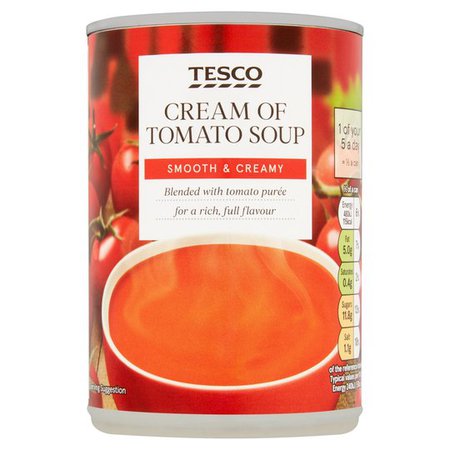 Tesco Cream Of Tomato Soup 400G