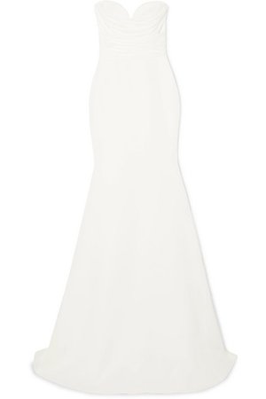 Alex Perry | Laura strapless crepe gown | NET-A-PORTER.COM