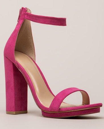 Haute 'N Bothered Strappy Chunky Heels