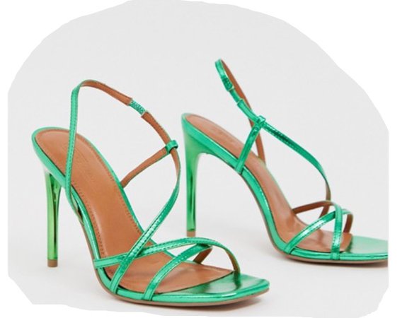 Asos green heels