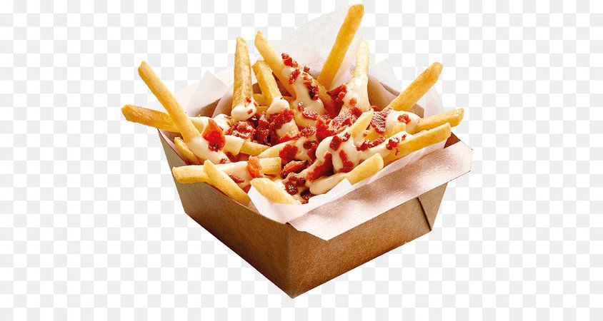 French fries Cheese fries Fast food Guacamole Hamburger - Bacon bits png download - 700*474 - Free Transparent French Fries png Download.