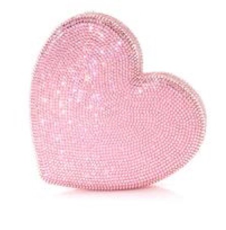 pink heart purse