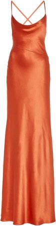 Galvan Serena Silk Dress Size: 34