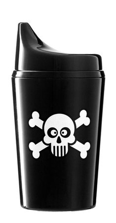 skull sippy cup