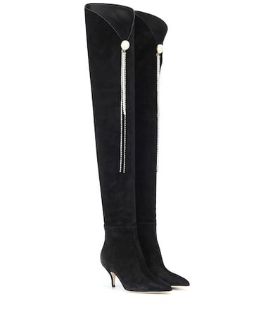 Portugal suede over-the-knee boots