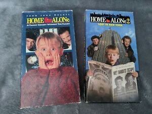 Home Alone 1 & 2 vhs