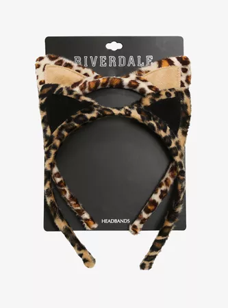 RIVERDALE JOSIE AND THE PUSSYCATS LEOPARD EAR SET HOT TOPIC EXCLUSIVE