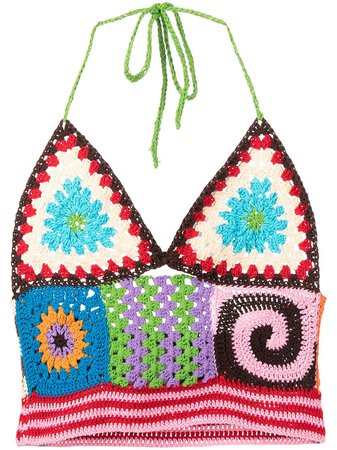 Andersson Bell Moana Crochet Bikini Top - Farfetch