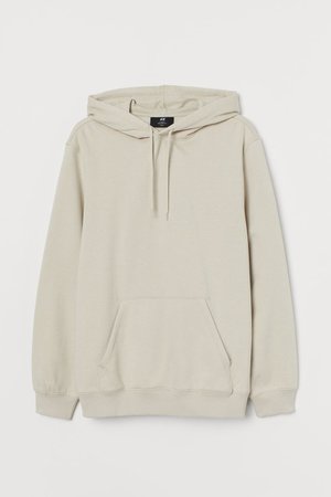 Relaxed-fit Hoodie - Light beige - Men | H&M US
