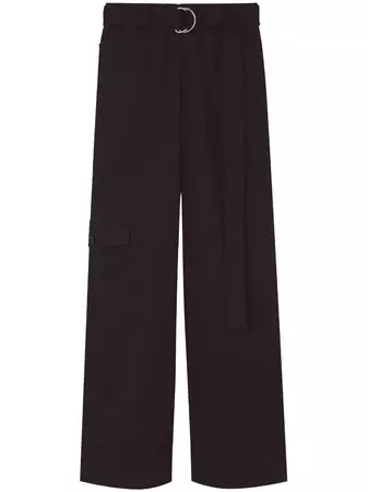 Proenza Schouler White Label belted-waist Cargo Trousers pants - Farfetch