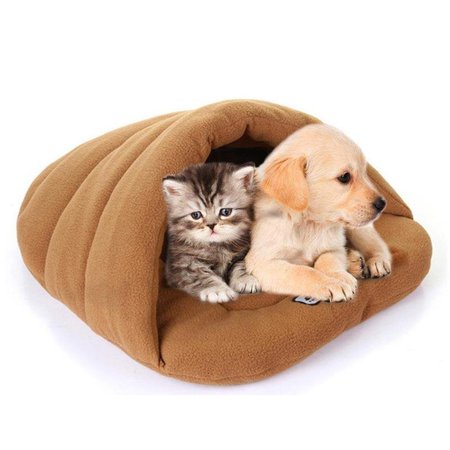 Pet Cat Dog Rabbit Nest Bed Puppy Soft Warm Cave House Winter Sleeping Bag Mat Pad is Worth Buying - NewChic
