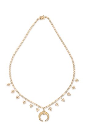 14k Gold Behati Necklace By Jacquie Aiche | Moda Operandi
