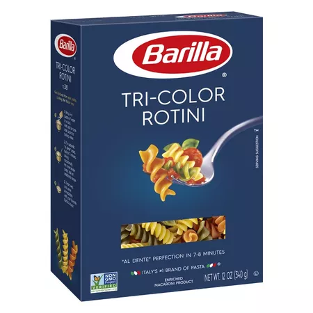 Tri-Color Rotini Pasta - 12oz - Barilla® : Target