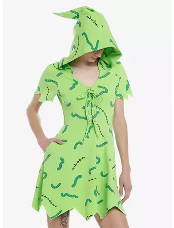 The Nightmare Before Christmas Oogie Boogie Hooded Dress | Her Universe