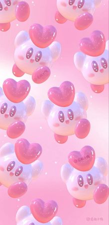 Pink Kirby Wallpaper