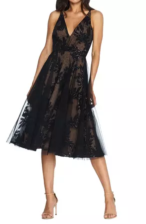 Dress the Population Courtney Sequin Lace Cocktail Dress | Nordstrom
