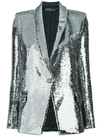 BALMAIN sequin-embellished blazer