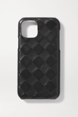 BOTTEGA VENETA Intrecciato textured-leather iPhone 11 Pro case