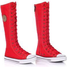 red tall converse boots - Google Search
