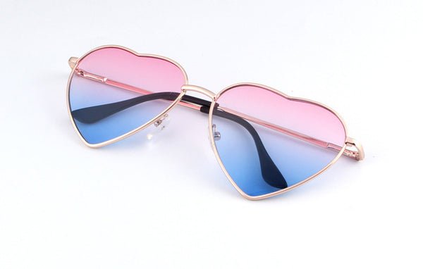 Heart Shaped Sunglasses Sun Shades Ombre Holographic | Kawaii Babe