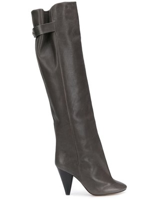 ShopIsabel Marant Lacine over-the-knee heeled boots with Express Delivery - Farfetch
