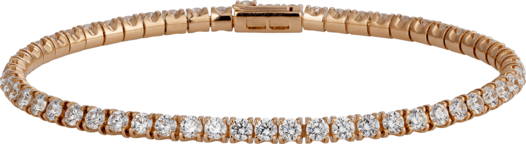 CRN6708217 - Lignes Essentielles bracelet - Pink gold, diamonds - Cartier