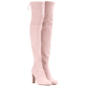 Highland suede over-the-knee boots PNG