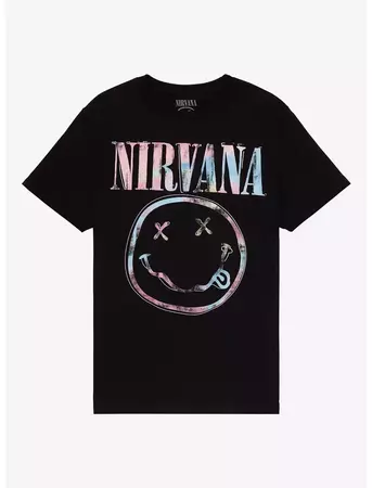 Nirvana Pastel Smile Boyfriend Fit Girls T-Shirt | Hot Topic