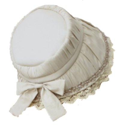 Victorian Maiden Lace & Cotton Hat