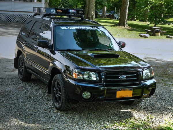 2004 Java Black Pearl Subaru forester Xt with Blacked Out Grill – Car Picture Update