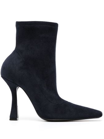 Casadei 110mm Suede Ankle Boots - Farfetch