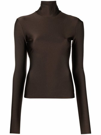 THE ANDAMANE high-neck long-sleeve Top - Farfetch