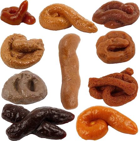 Amazon.com: OCTERIC 10 Pieces Fake Poo Floating Poo Realistic Fake Turd for Party Supplies Halloween April Fools' Day Prank : Toys & Games