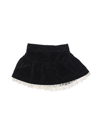 The Children's Place 100% Cotton Lace Black Skort Size 24 mo - 76% off | thredUP