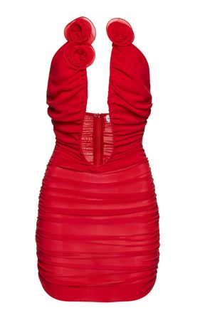 Ruched Stretch-Silk Mini Dress By Magda Butrym | Moda Operandi