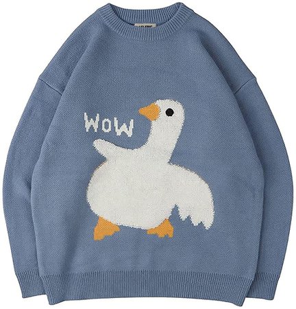 duck sweater (wow)