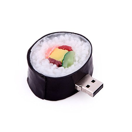 HDE 8GB Food Snack Dessert Shaped High Speed USB Flash Thumb Drive Memory Stick (California Roll)