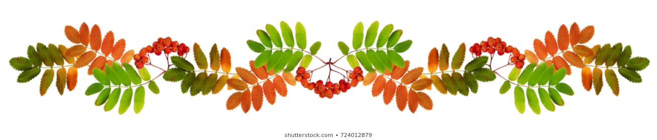 fall leaves garland - Google Search