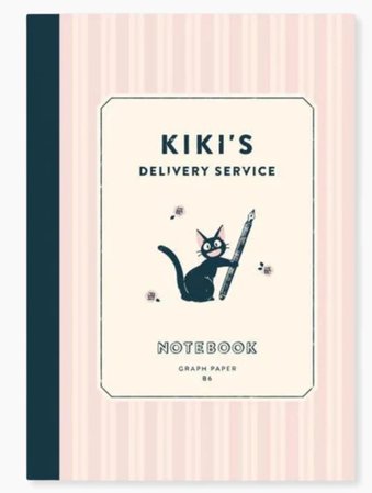 Kiki anime cat witch notebook
